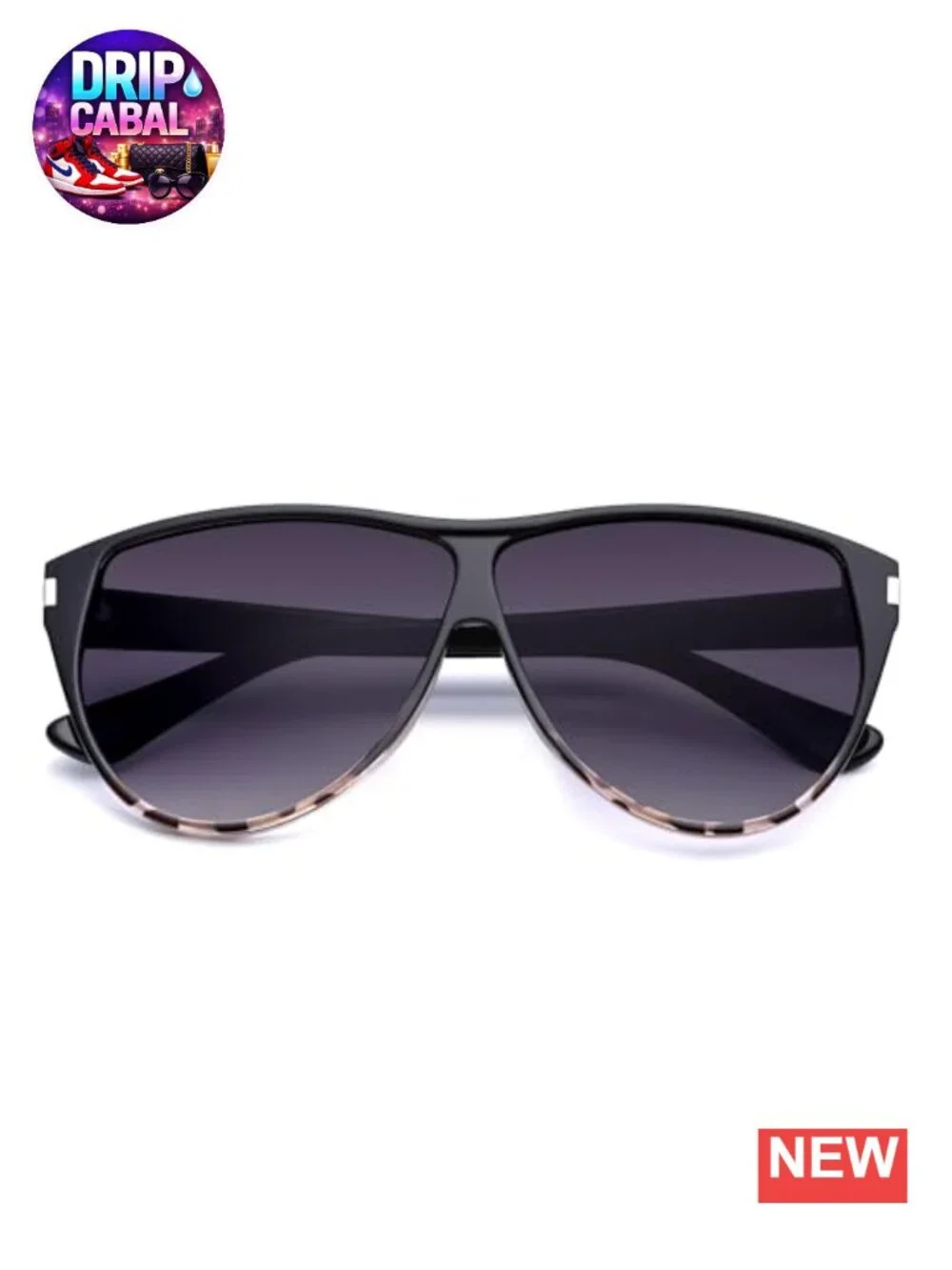 Oversized Square Aviator Sunglasses UV400 Protection Women Fashion Retro Shades